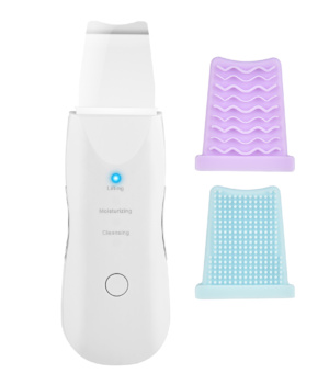 Kit Espátula ultrasónica limpieza facial profunda Peeleng, puntos negros, poros.