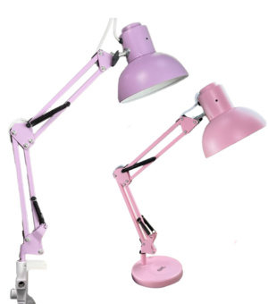 Lámpara de mesa para manicura R110 con gancho y base
